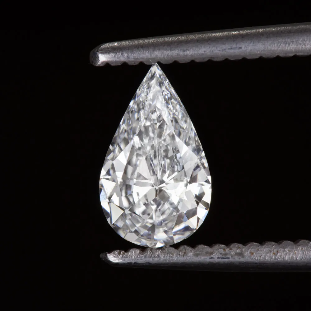 0.72ct GIA CERTIFIED D SI2 PEAR CUT DIAMOND LOOSE TEARDROP SHAPE NATURAL 3/4ct