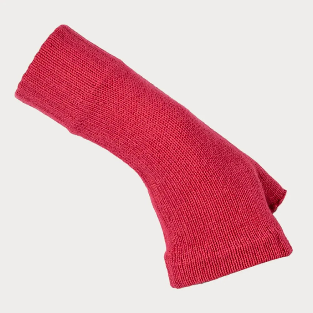 Amaranth Pink Cashmere Mittens