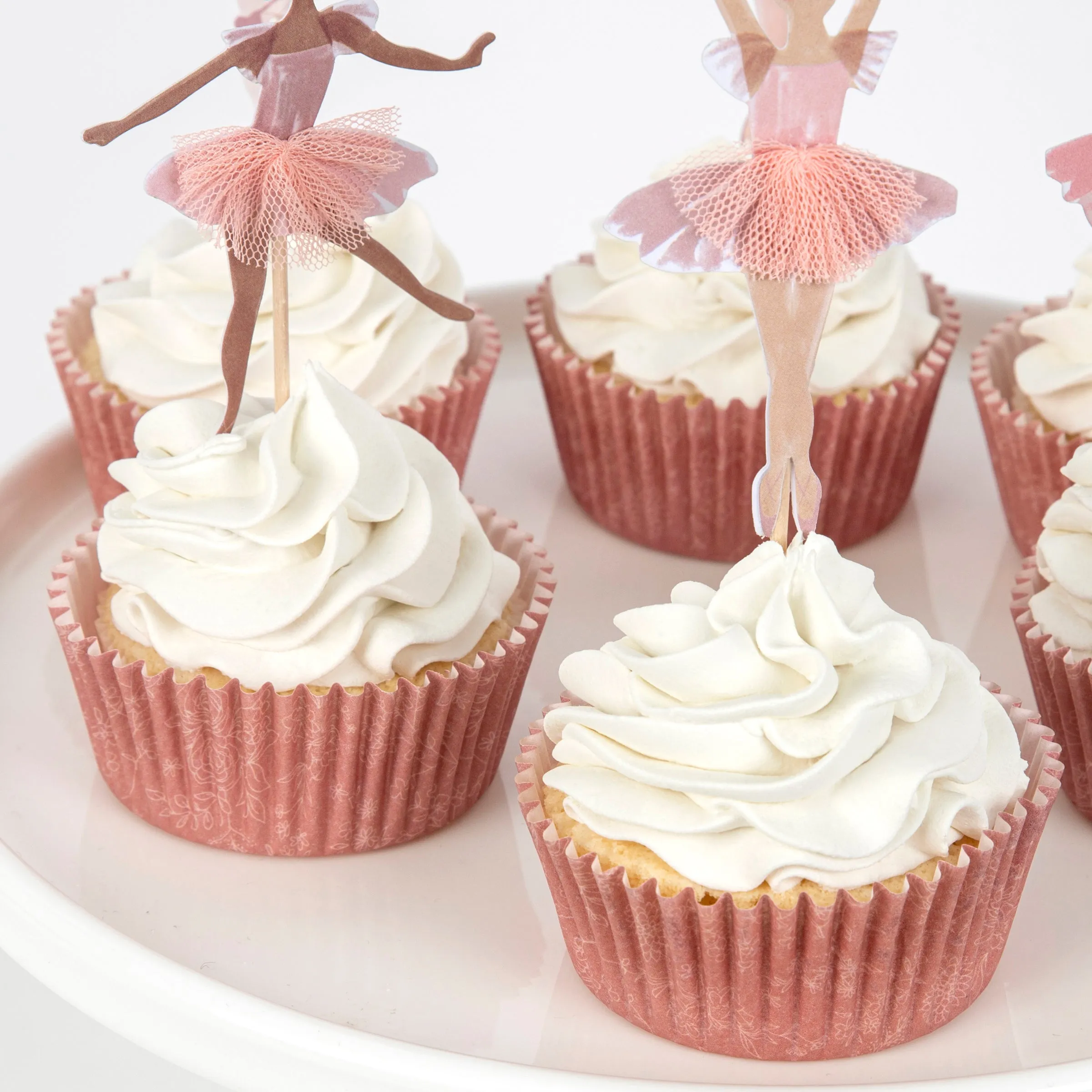 Ballerina Cupcake Kit (x 24 toppers)