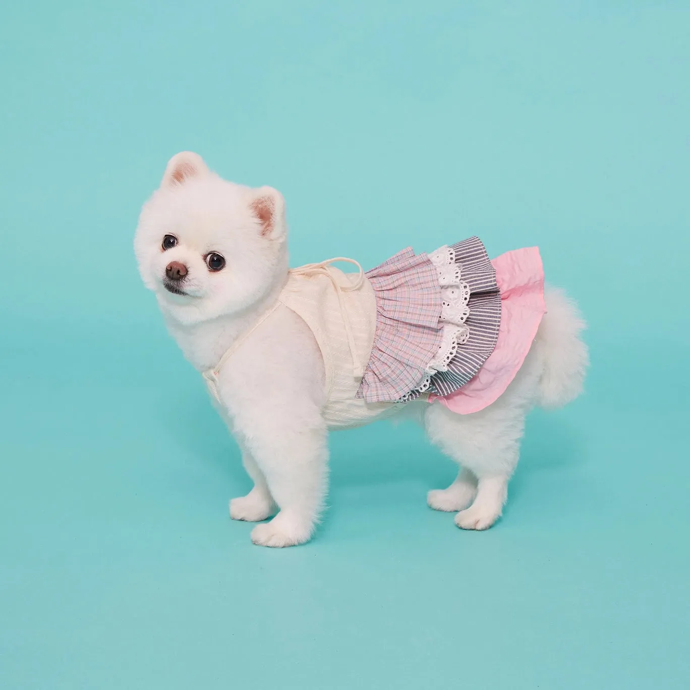 Boho Pink Princess Doggie Dress by Miminko