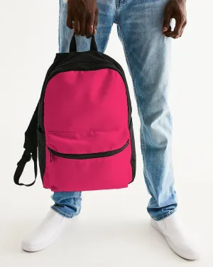 Bright Pink Canvas Backpack | Bright Pure Pink | C0M100Y50K0