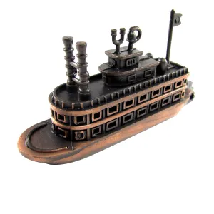 Bronze Metal Steamboat Replica Novelty Toy Pencil Sharpener