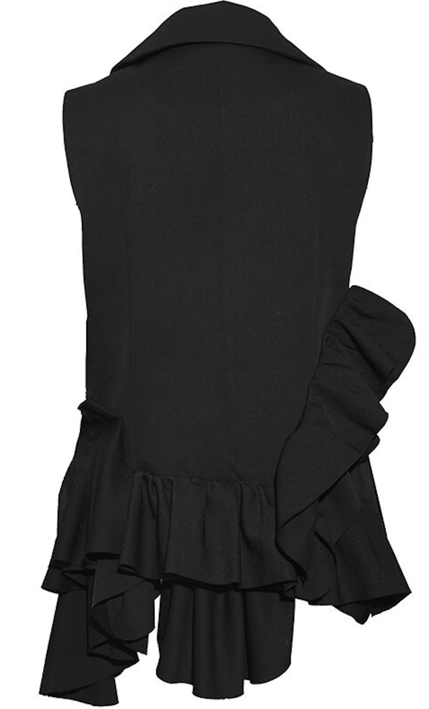 Chic Ruffle Vest