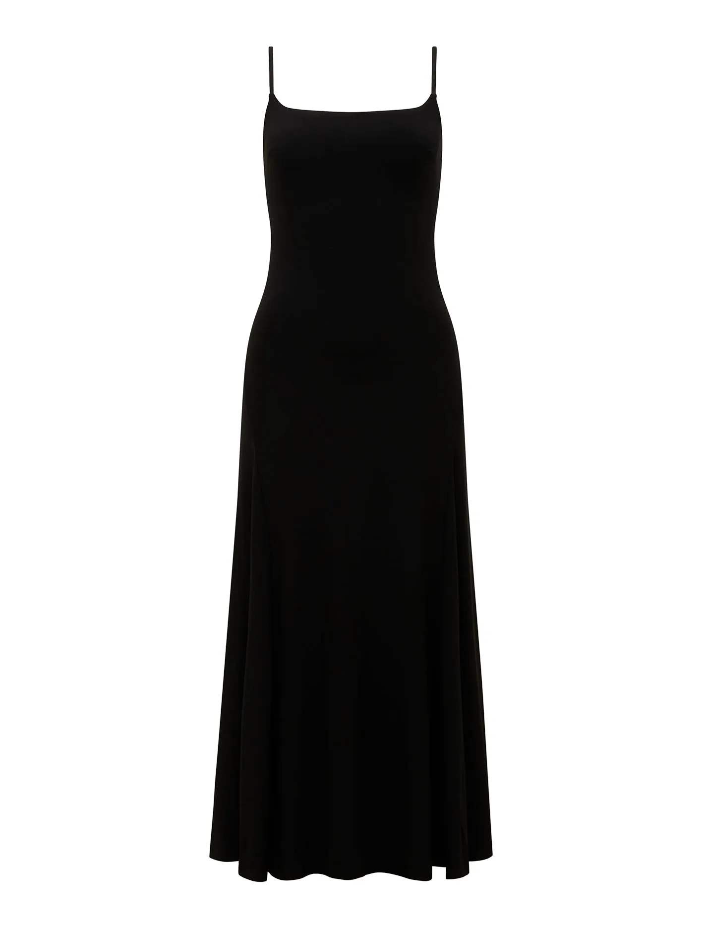 Eva Godet Panel Slip Midi Dress