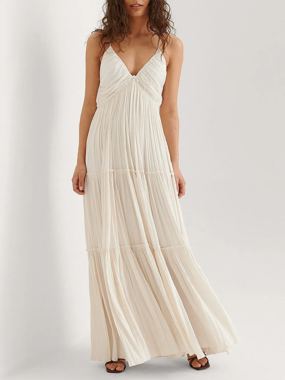 Felina - Pleated Maxi Dress