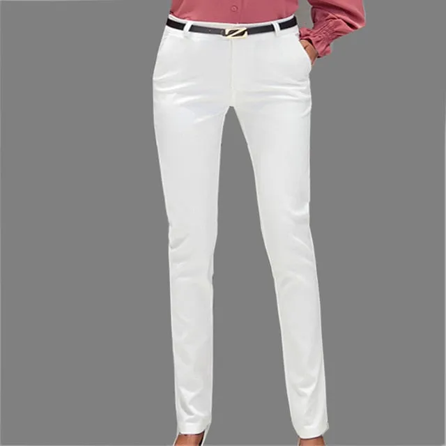 High Waist Pencil Trousers