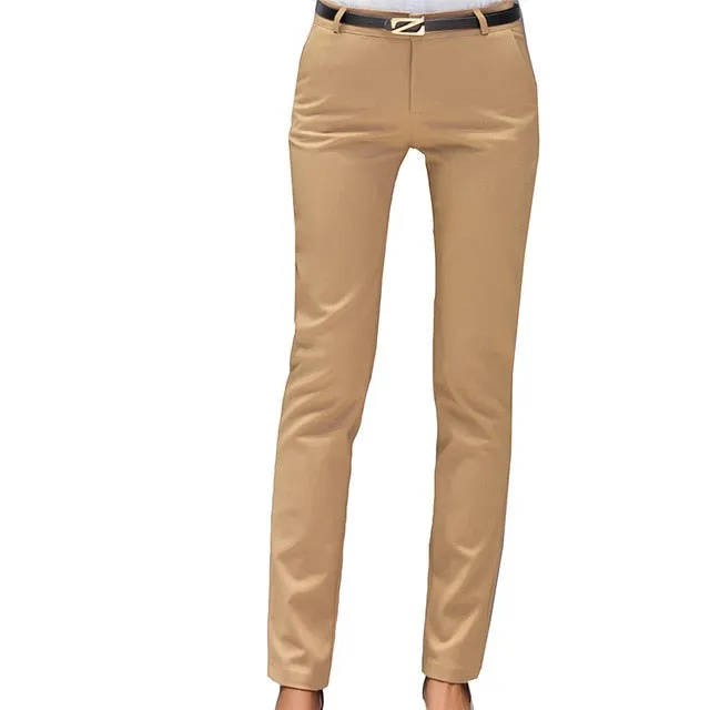 High Waist Pencil Trousers