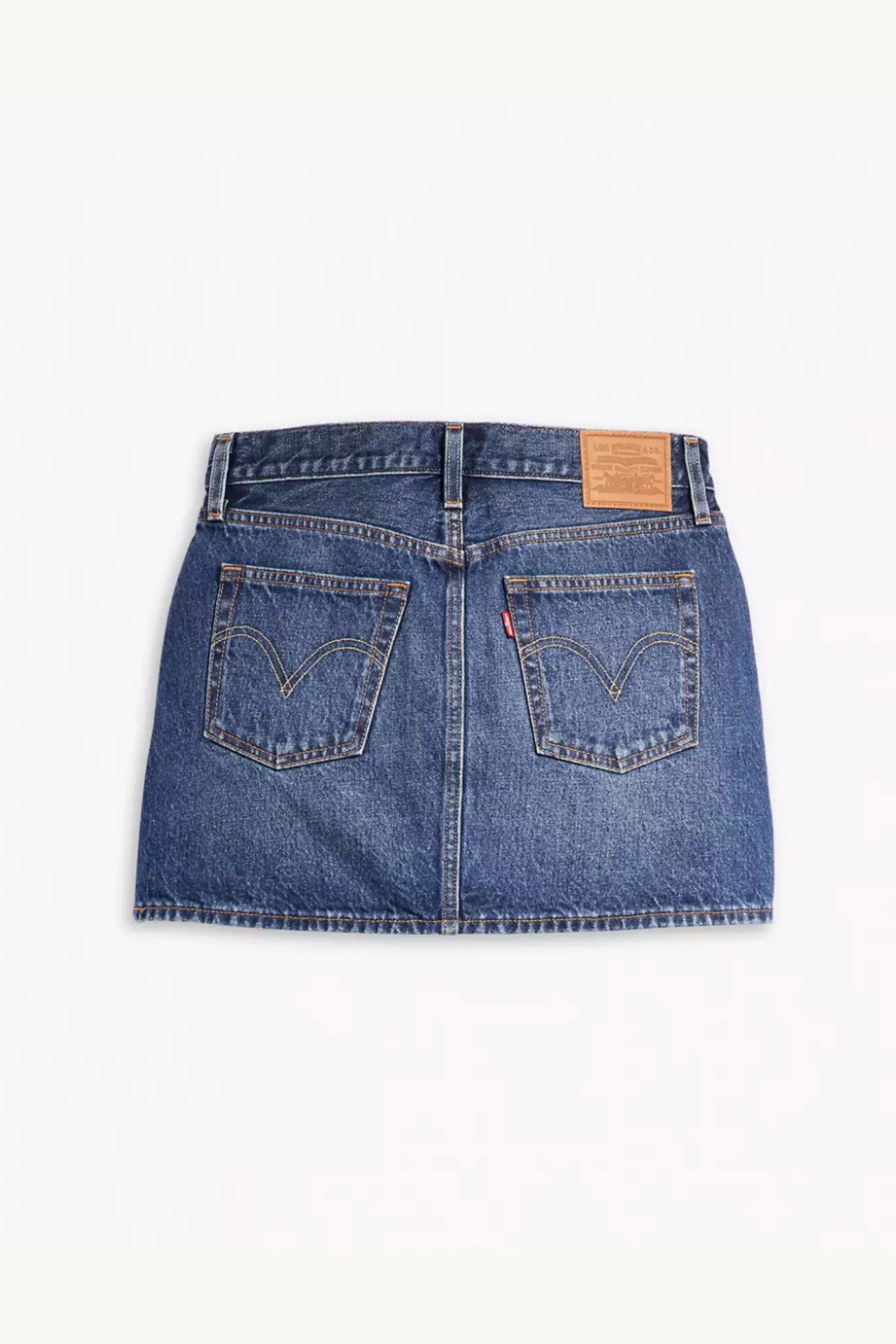 Icon Denim Mini Skirt Lost Peace Of Mind