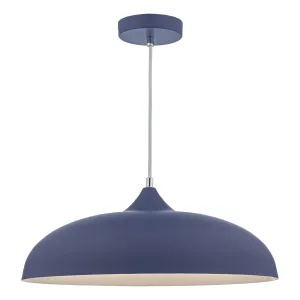 Kaelan 1lt Pendant Blue & White