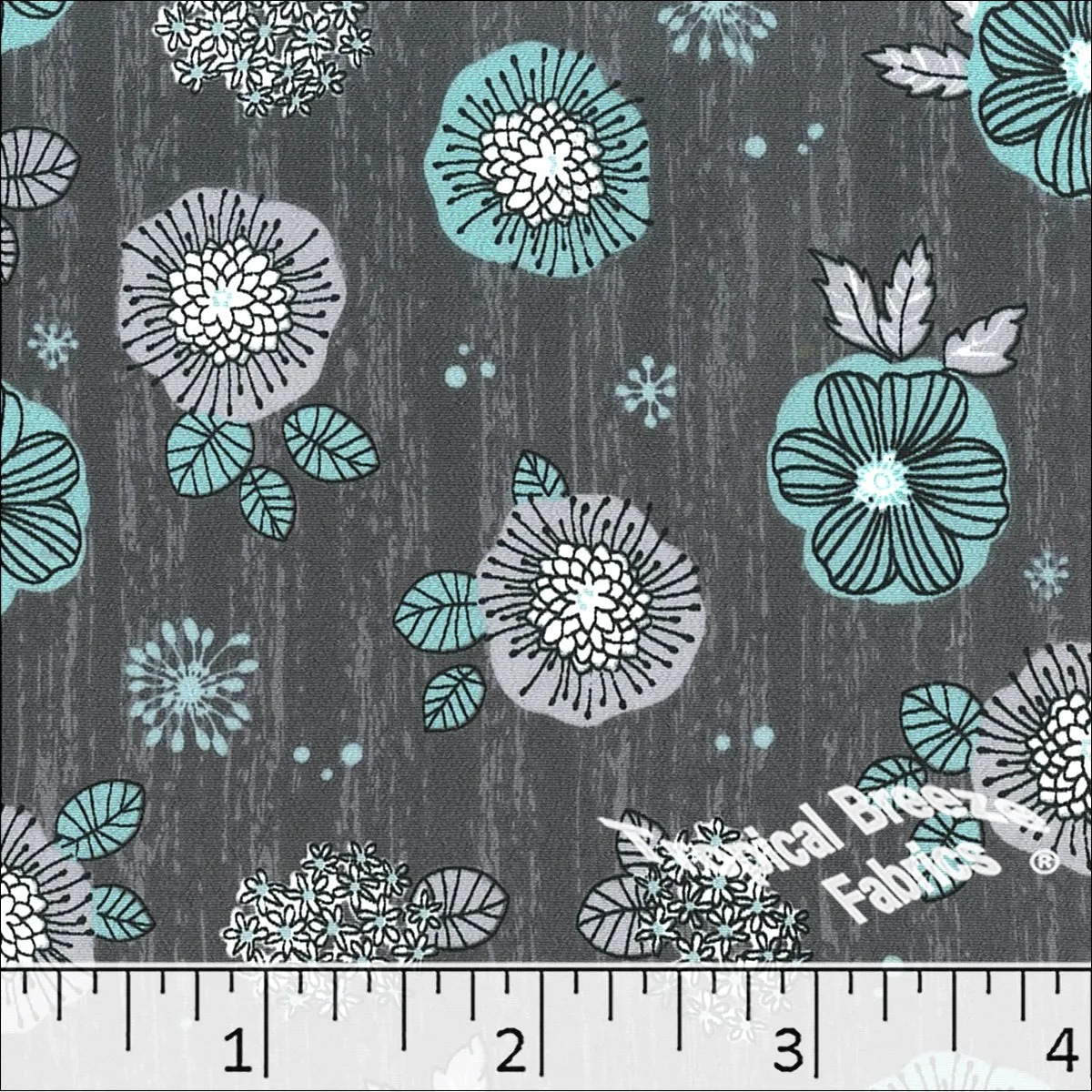 Koshibo Blossom Print Polyester Fabric 048314