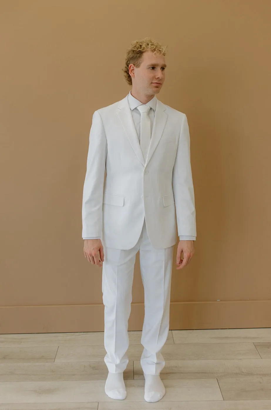 Legacy Suit Pant White