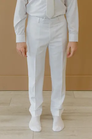 Legacy Suit Pant White