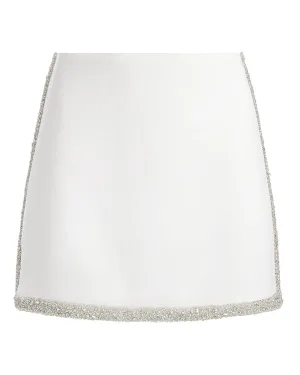 Off White Riley Embellished Skirt