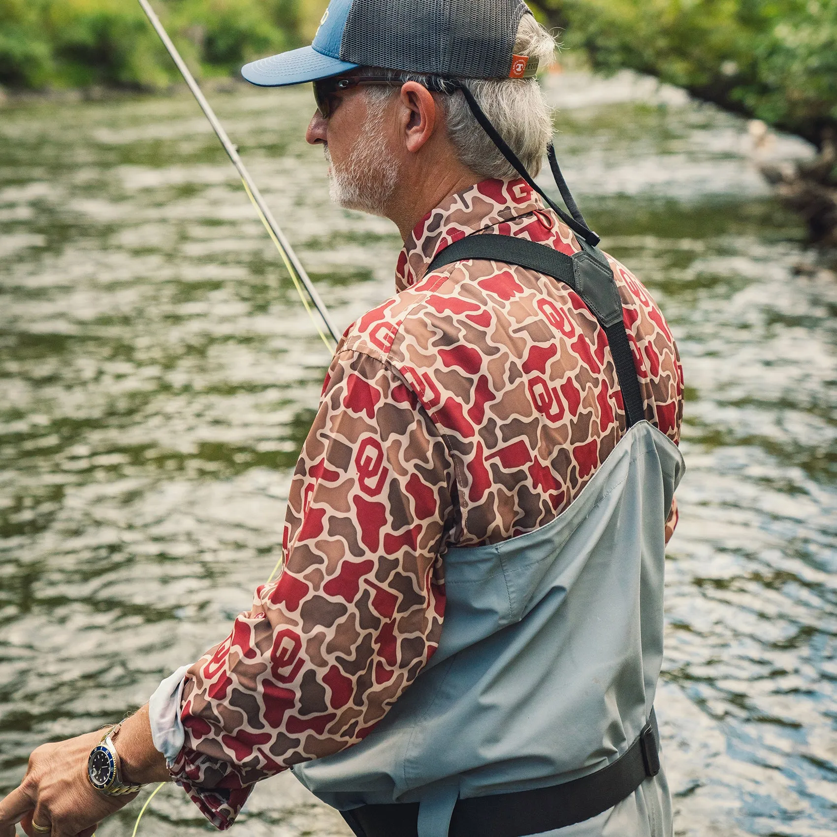 Oklahoma Sooners Camo - Frio Tech Long Sleeve