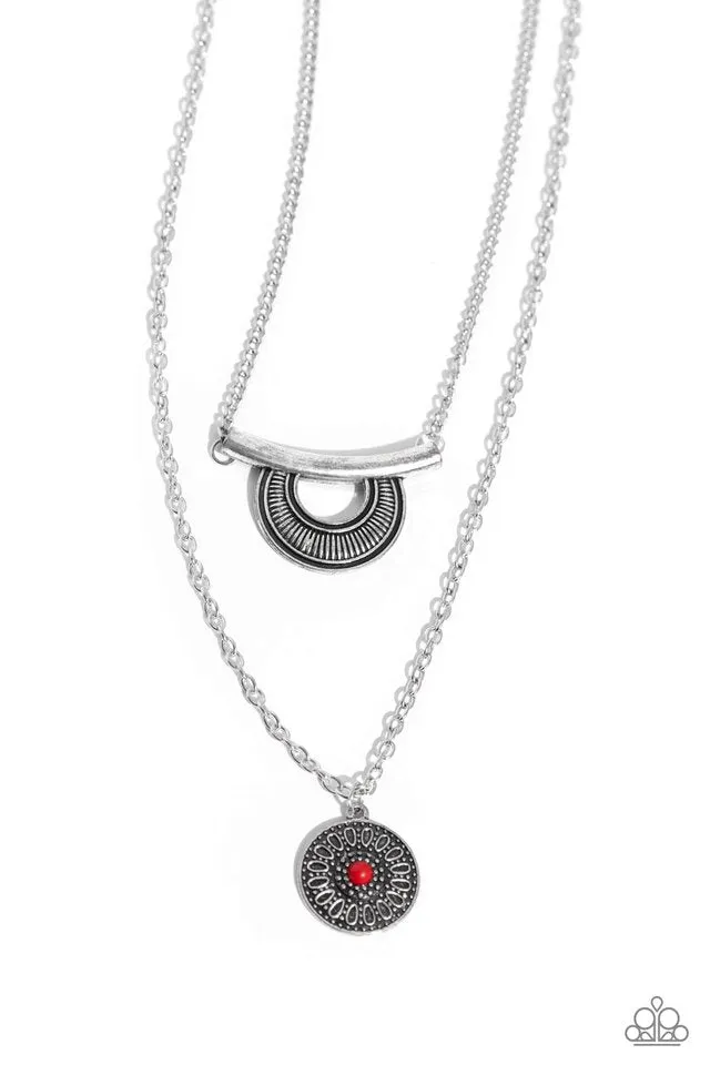 Paparazzi Necklace ~ Gypsy Go-Getter - Red