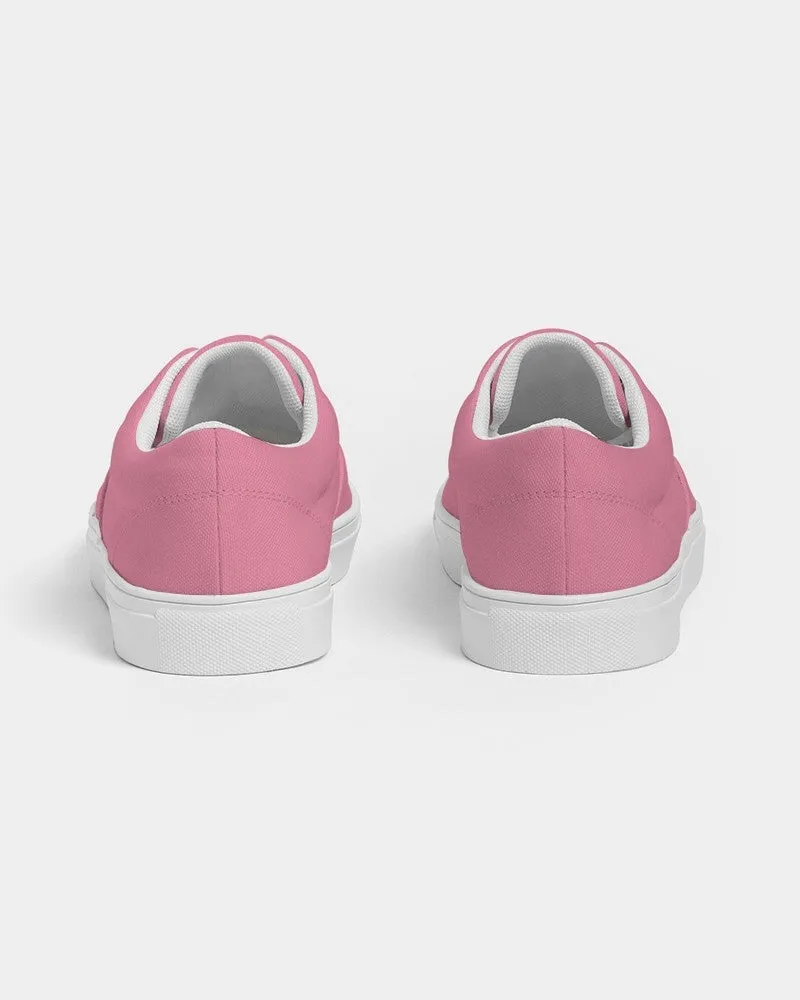 Pastel Cool Pink Men's Canvas Sneakers | Men's | Bright Pastel Cool Pink | C0M60Y15K0