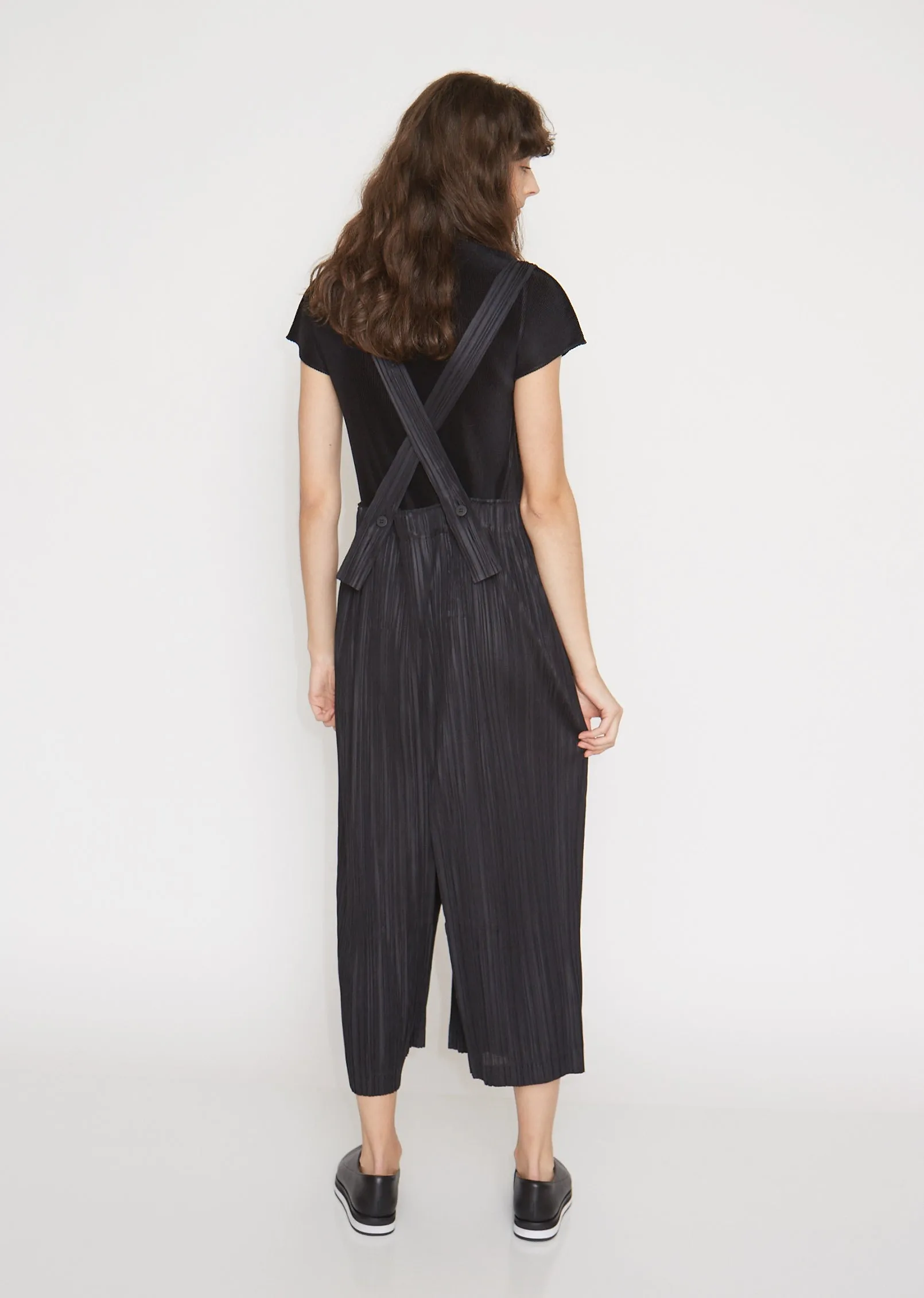 Pleated Overalls