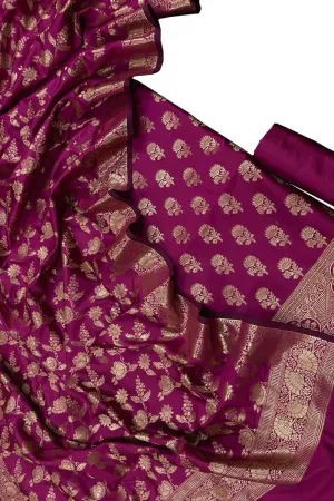 Pretty in Pink: Banarasi Silk Suit