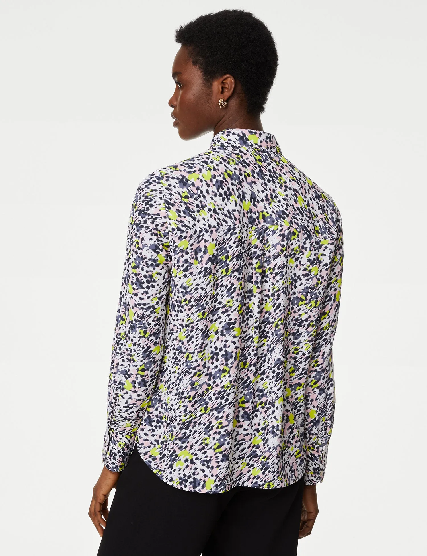 Printed Collared Shirt