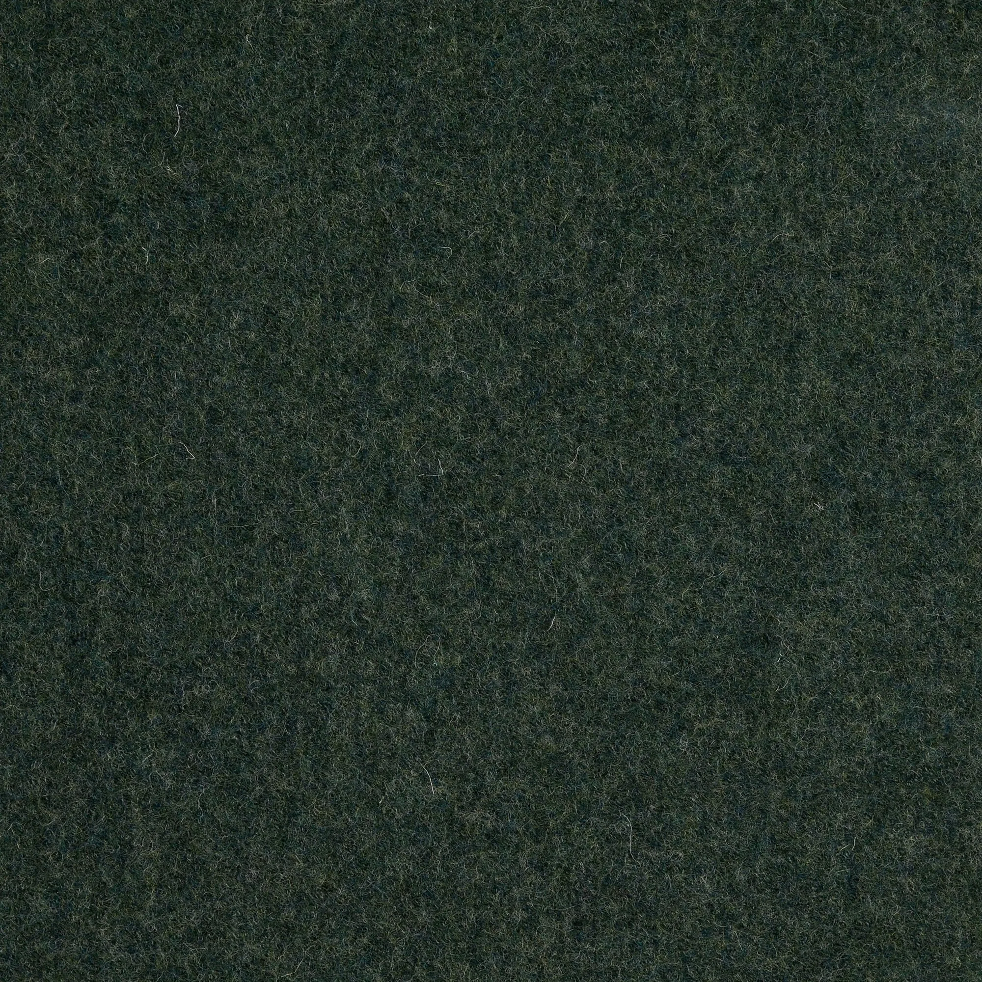 REMNANT 0.20 metre - Pure Boiled Wool Melange Forest Green