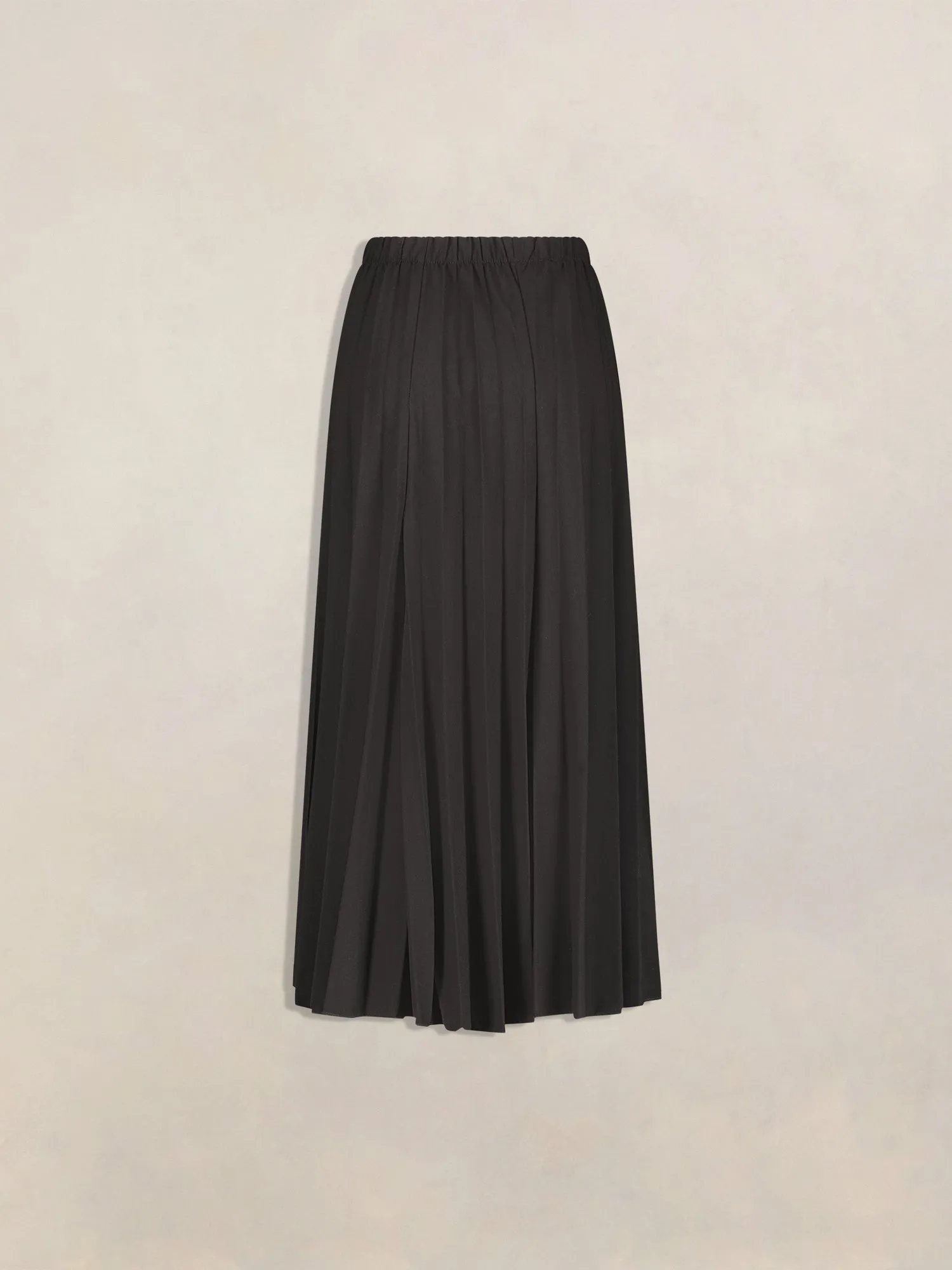 Sam Fashion Pleated Suiting Fabric Skirt