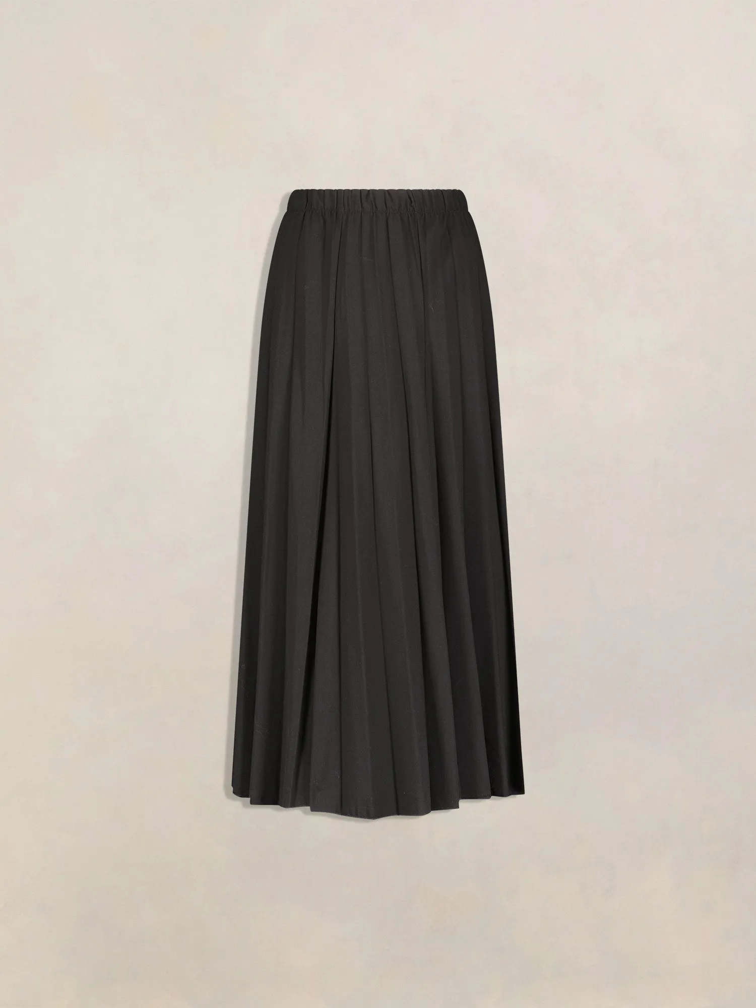 Sam Fashion Pleated Suiting Fabric Skirt