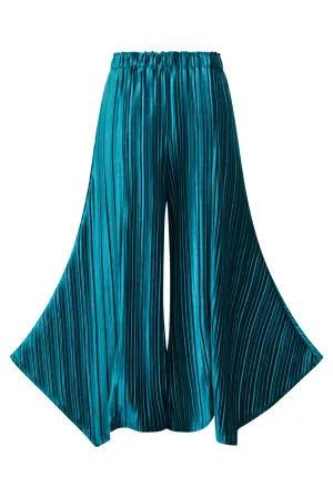 Slink Pants “Teal Velvet"