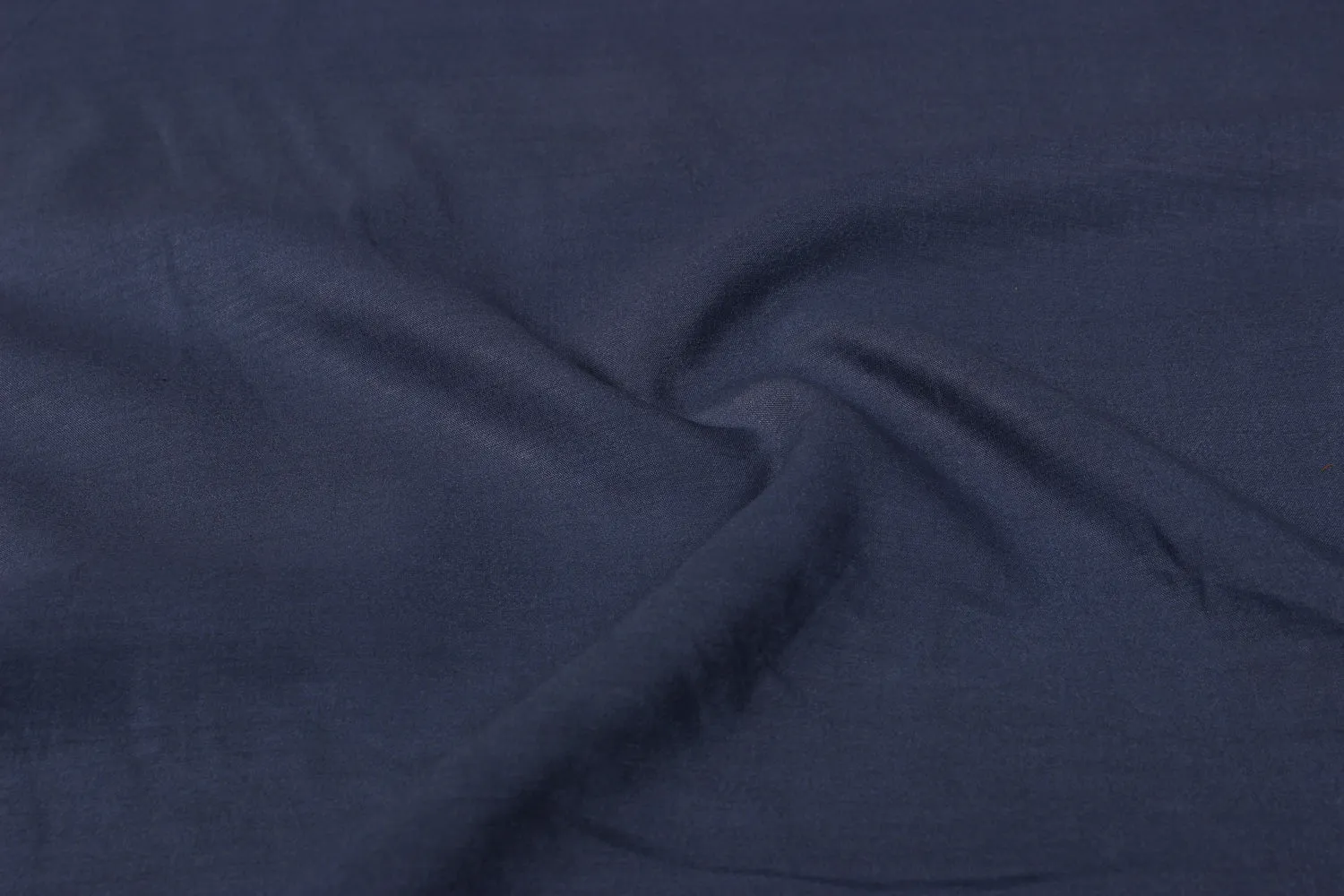 Steal Blue Plain Rayon Silk Fabric