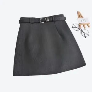 Stylish A-Line Belted Skirts