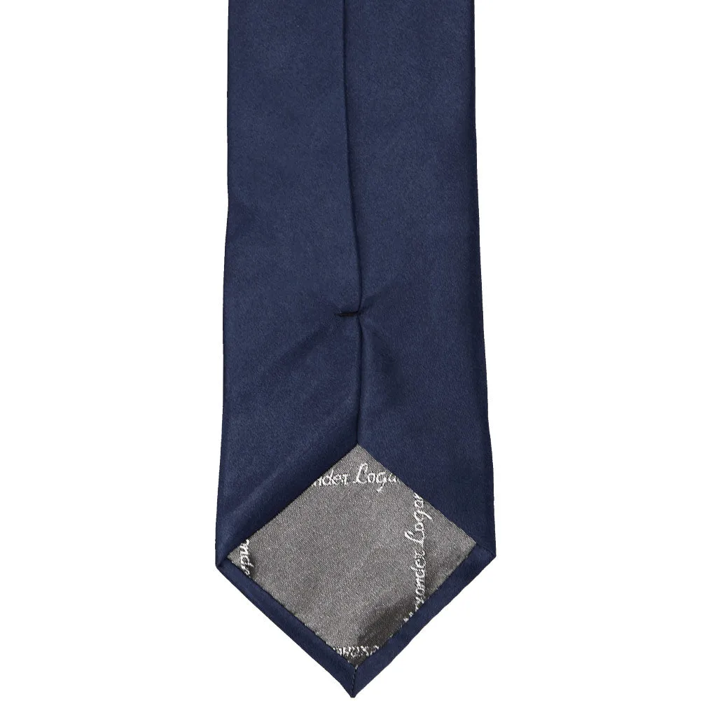 Twilight Blue Extra Long Solid Color Necktie