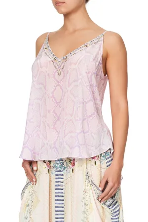 V NECK CAMI RAINBOW SANDS