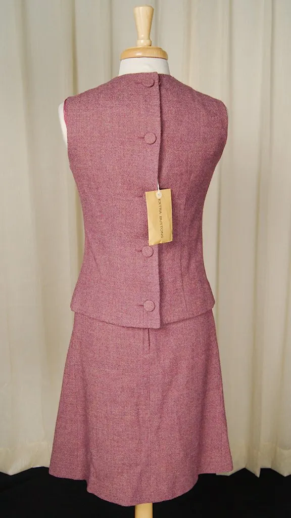 Vintage 1950s Lavender Dress Suit