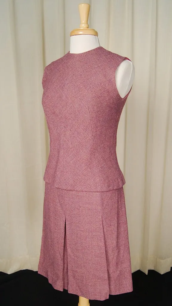 Vintage 1950s Lavender Dress Suit