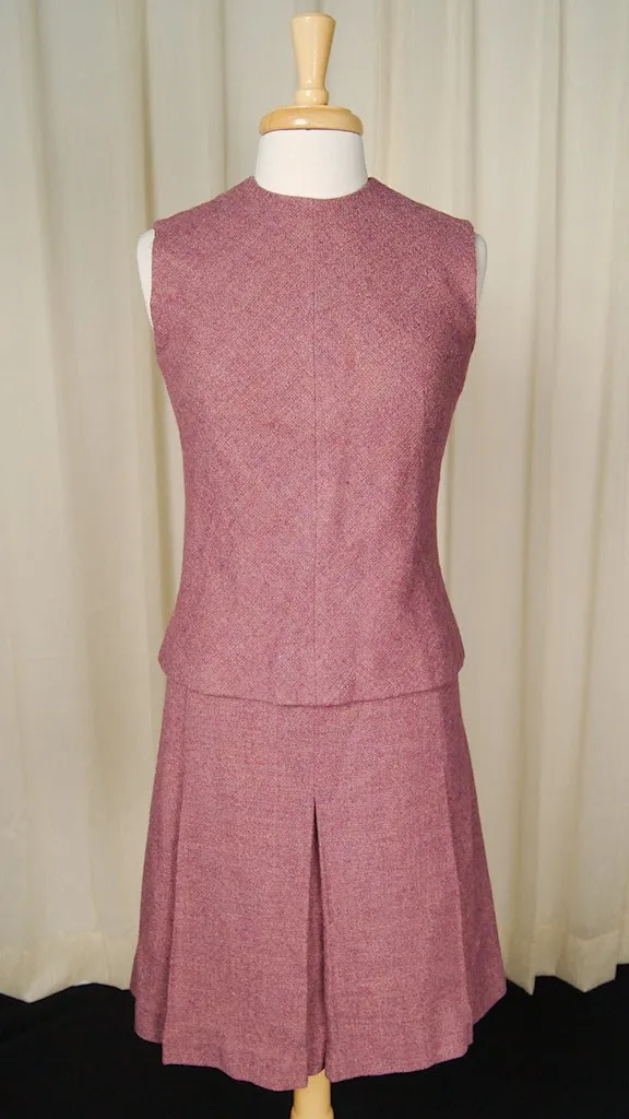 Vintage 1950s Lavender Dress Suit