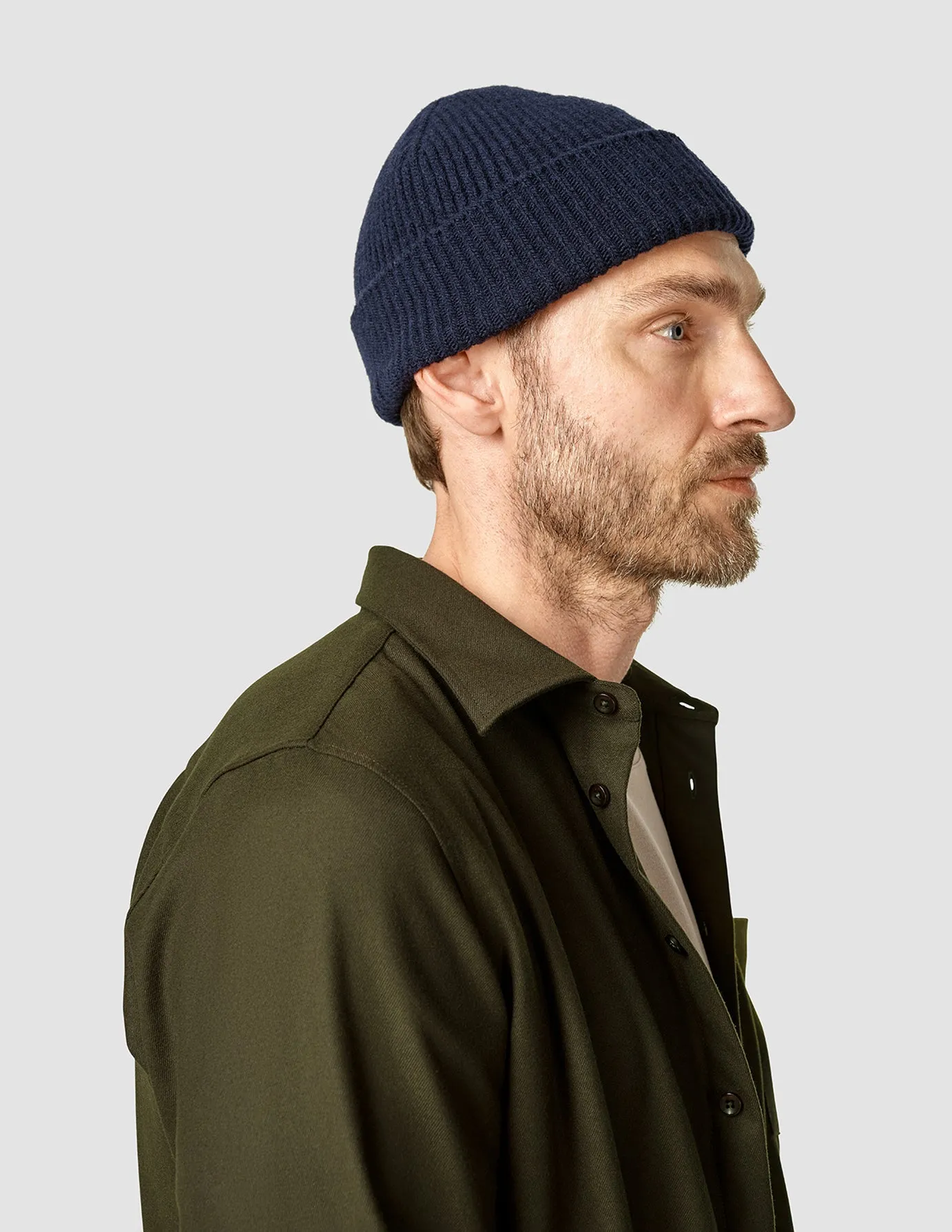 Wool Beanie Navy